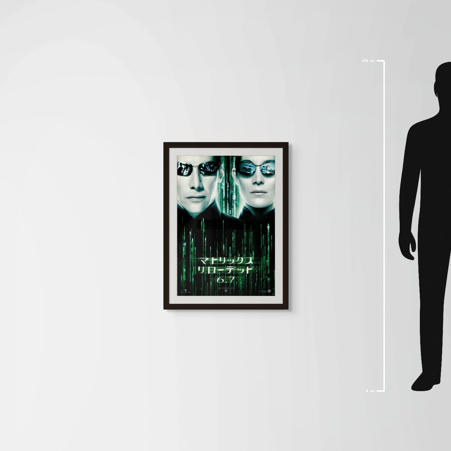The Matrix Reloaded (2003) Original Japanese B2 Poster - Mockup