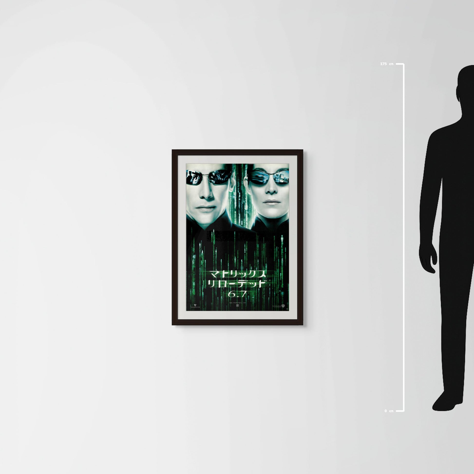 The Matrix Reloaded (2003) Original Japanese B2 Poster - Mockup