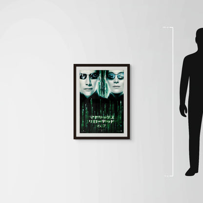 The Matrix Reloaded (2003) Original Japanese B2 Poster - Mockup