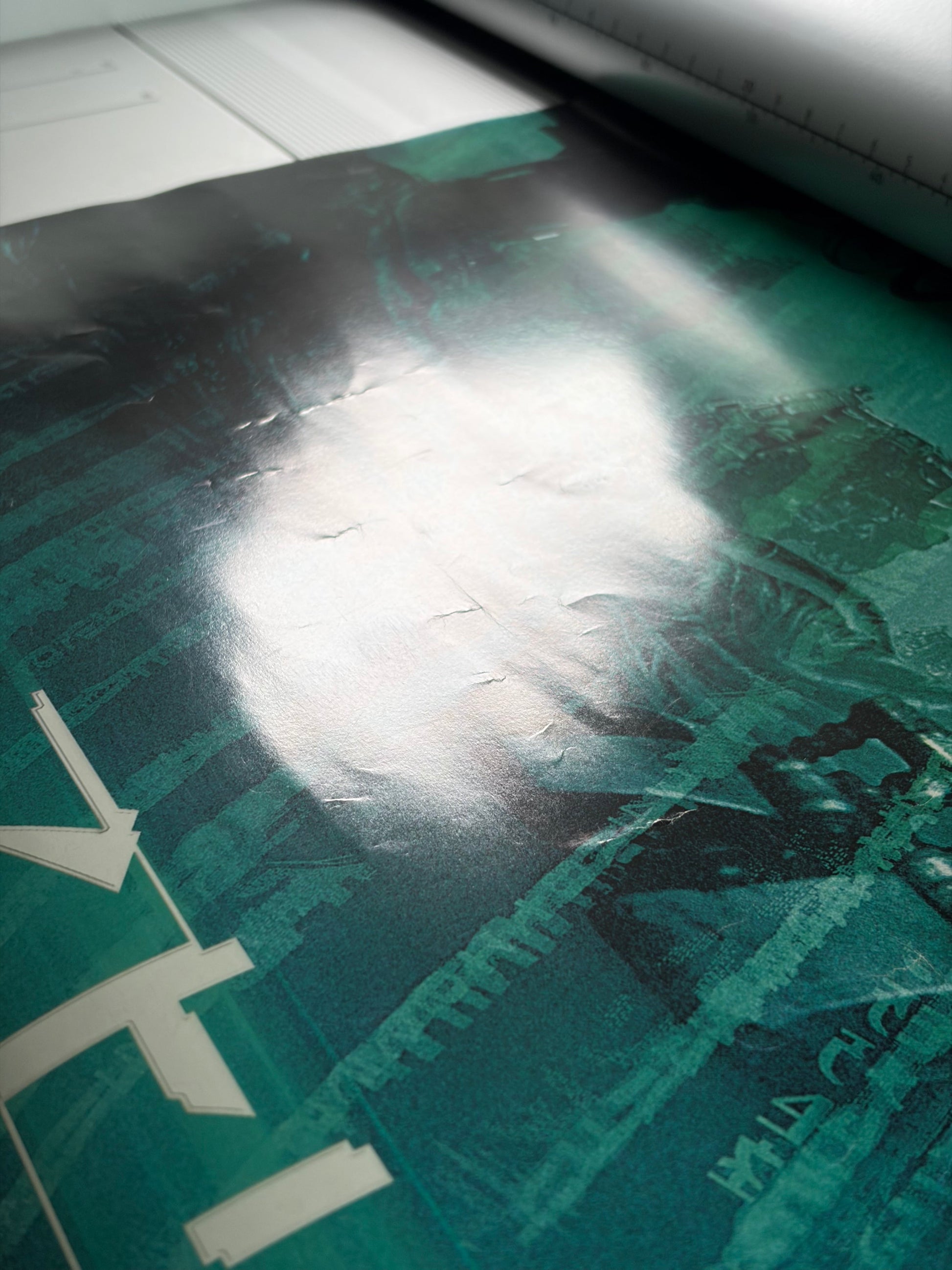 The Matrix Revolutions (2003) Original Japanese B1 Poster - Style A - Condition detail 4