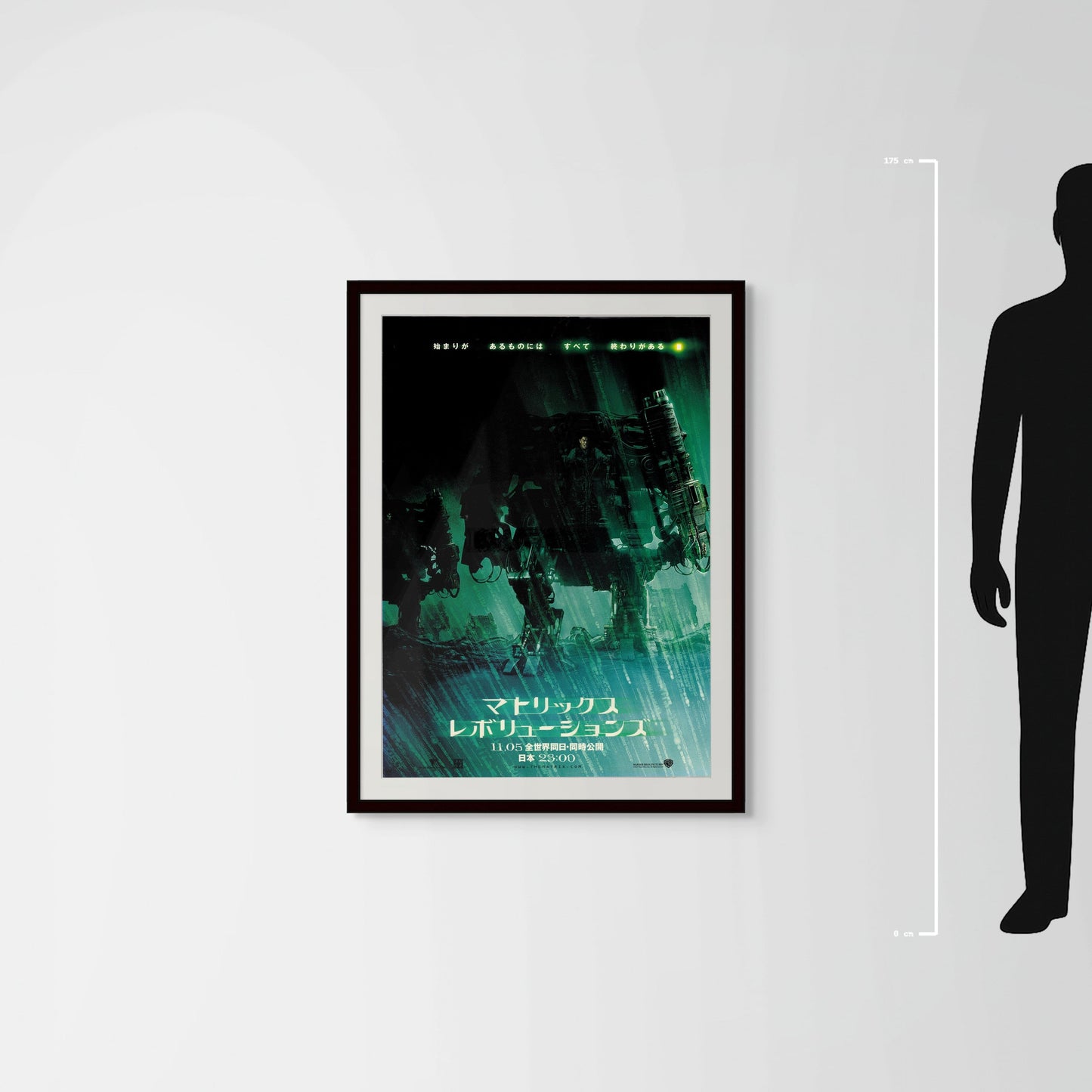 The Matrix Revolutions (2003) Original Japanese B1 Poster - Style A - Mockup