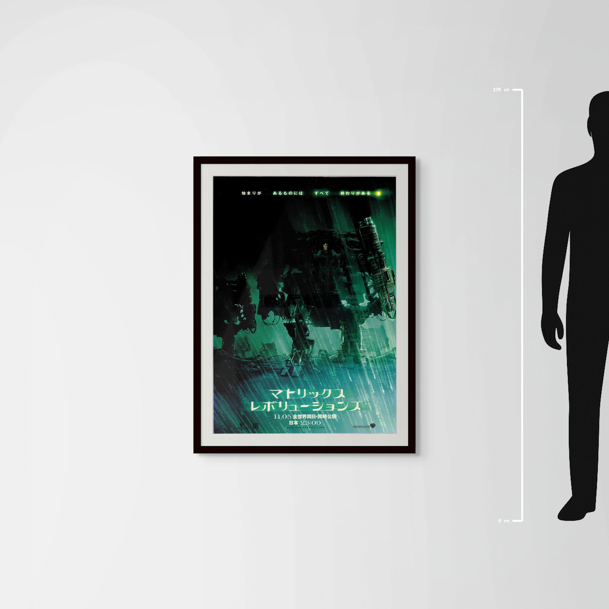 The Matrix Revolutions (2003) Original Japanese B1 Poster - Style A - Mockup