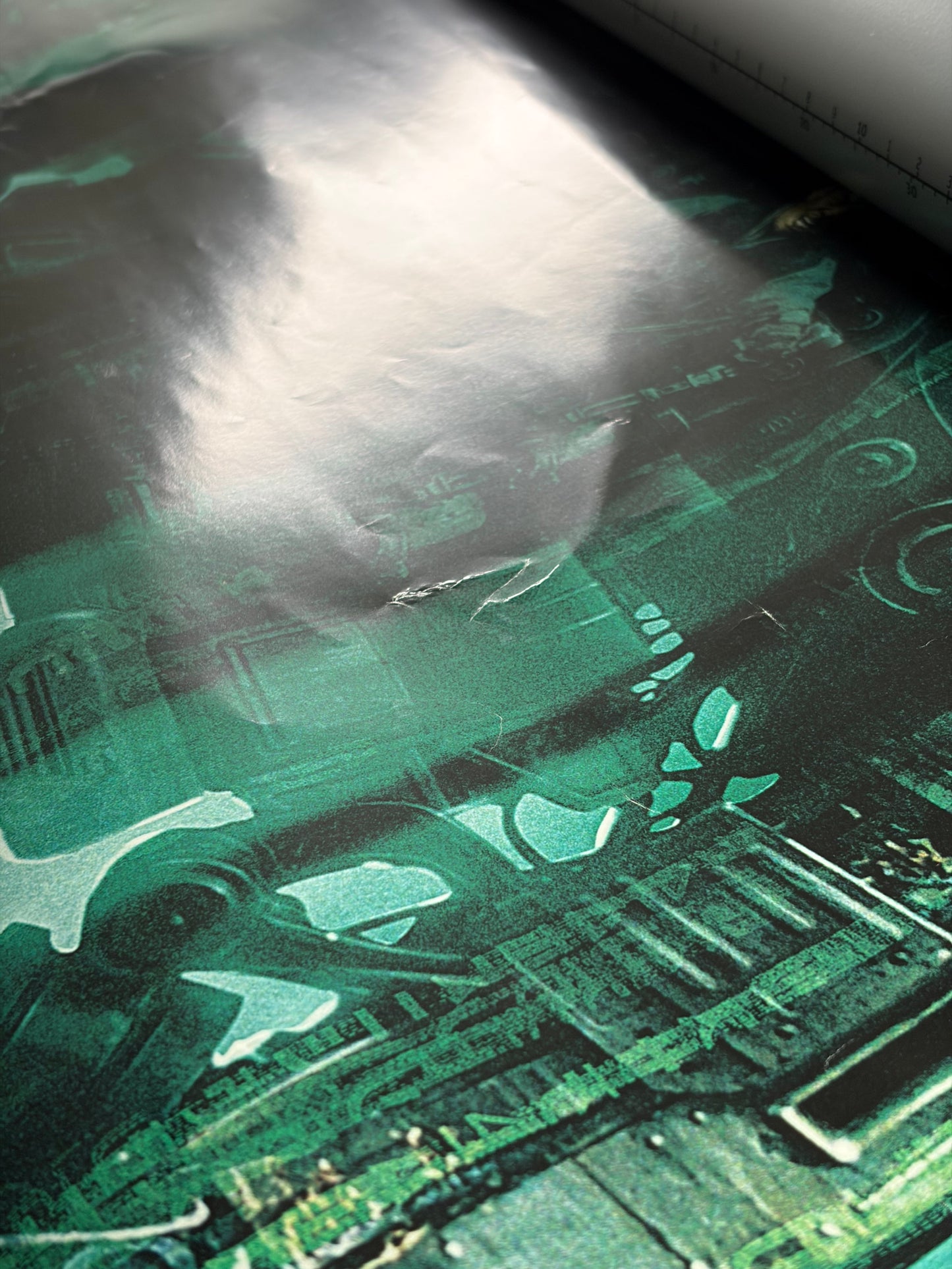 The Matrix Revolutions (2003) Original Japanese B1 Poster - Style A - Condition detail 6