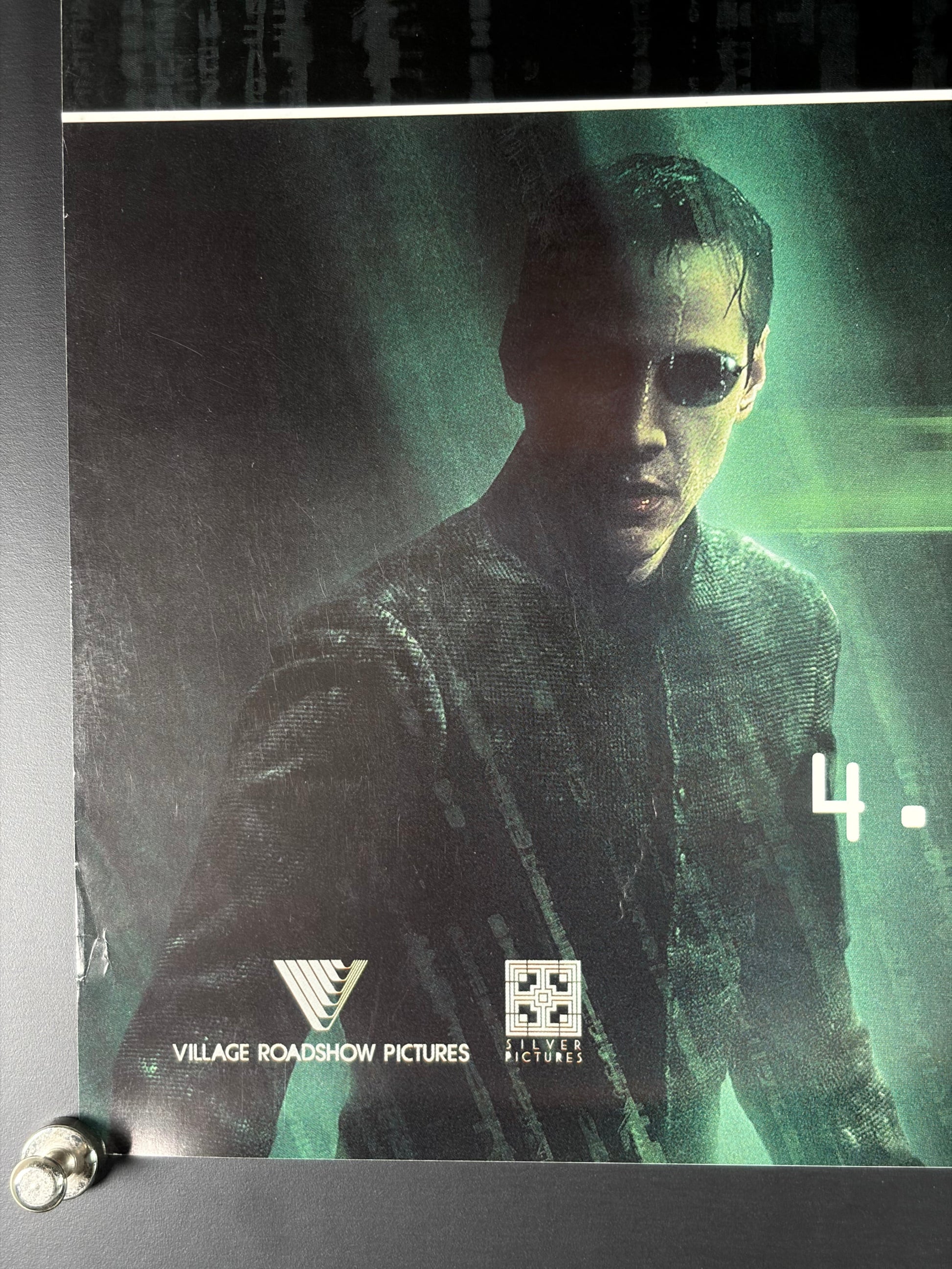The Matrix Trilogy (2004) Original Japanese B2 Poster - DVD Release Promo - Condition detail 4