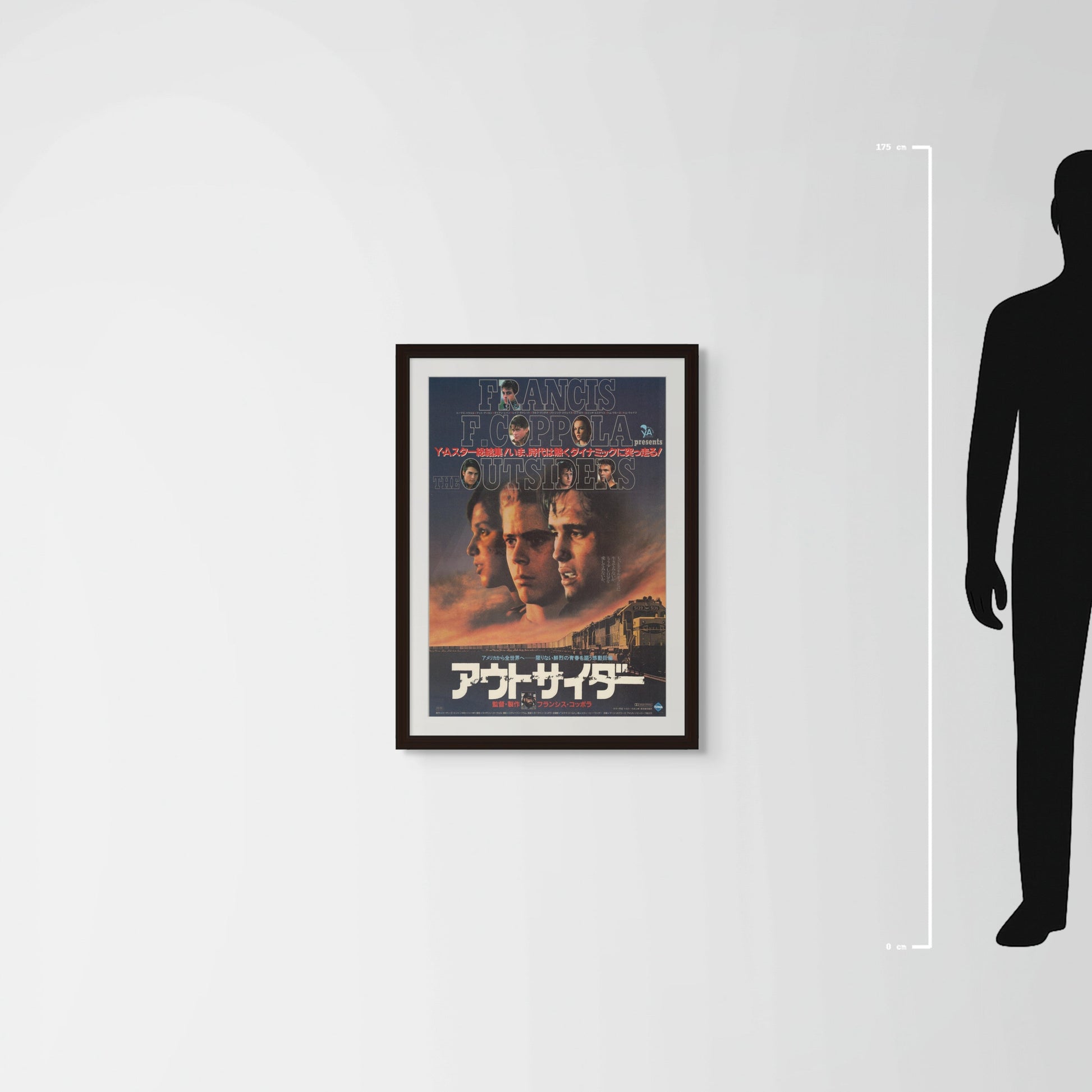 The Outsiders (1983) Original Japanese B2 Poster - Mockup
