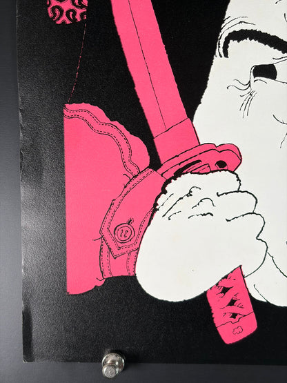 The Three Musketeers of Japan: Farewell to Tokyo (1972) Original Japanese B2 Poster - Condition detail 4