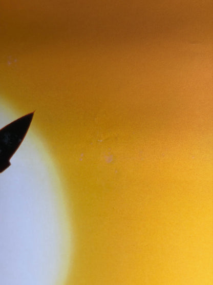 Top Gun (1986) Original Japanese B2 Poster Style B - Condition detail 2