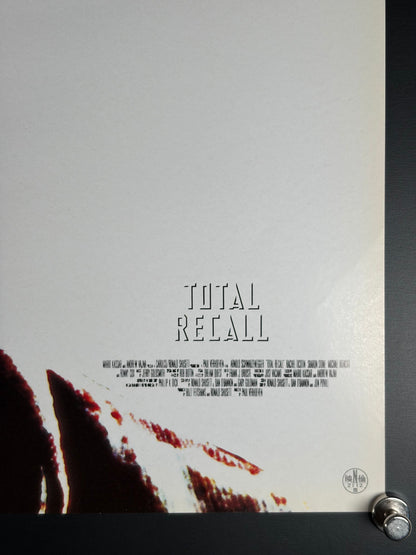 Total Recall (1990) Original Japanese B2 Poster - Condition detail 2