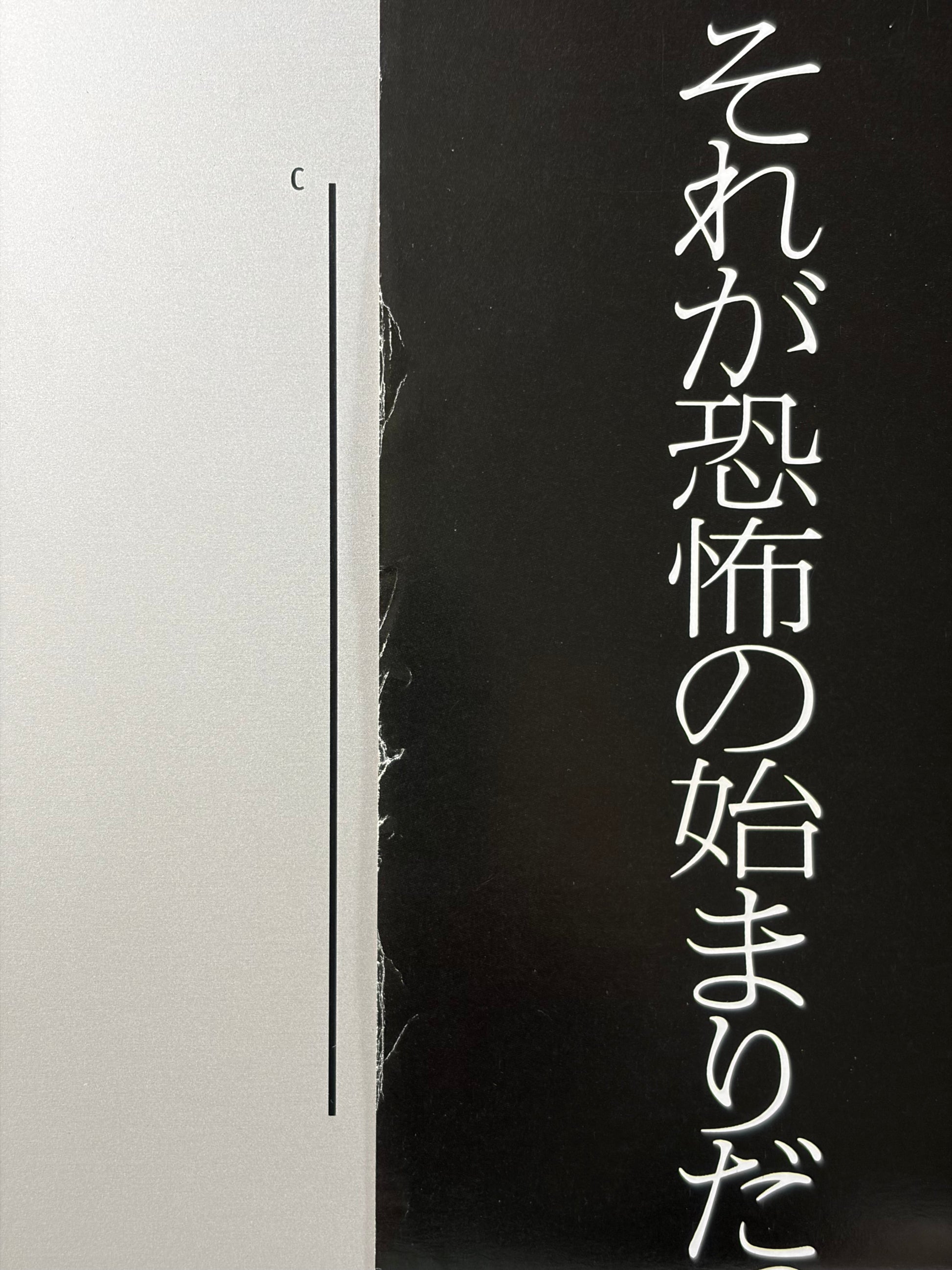 Village of the Damned (1995) Original Japanese B2 Poster - Condition detail 3