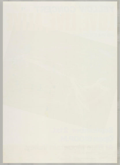 While Rock Band - Love Live Alive (Original Japanese Promotional Poster 1985 B2 51x73cm) Vintage posters