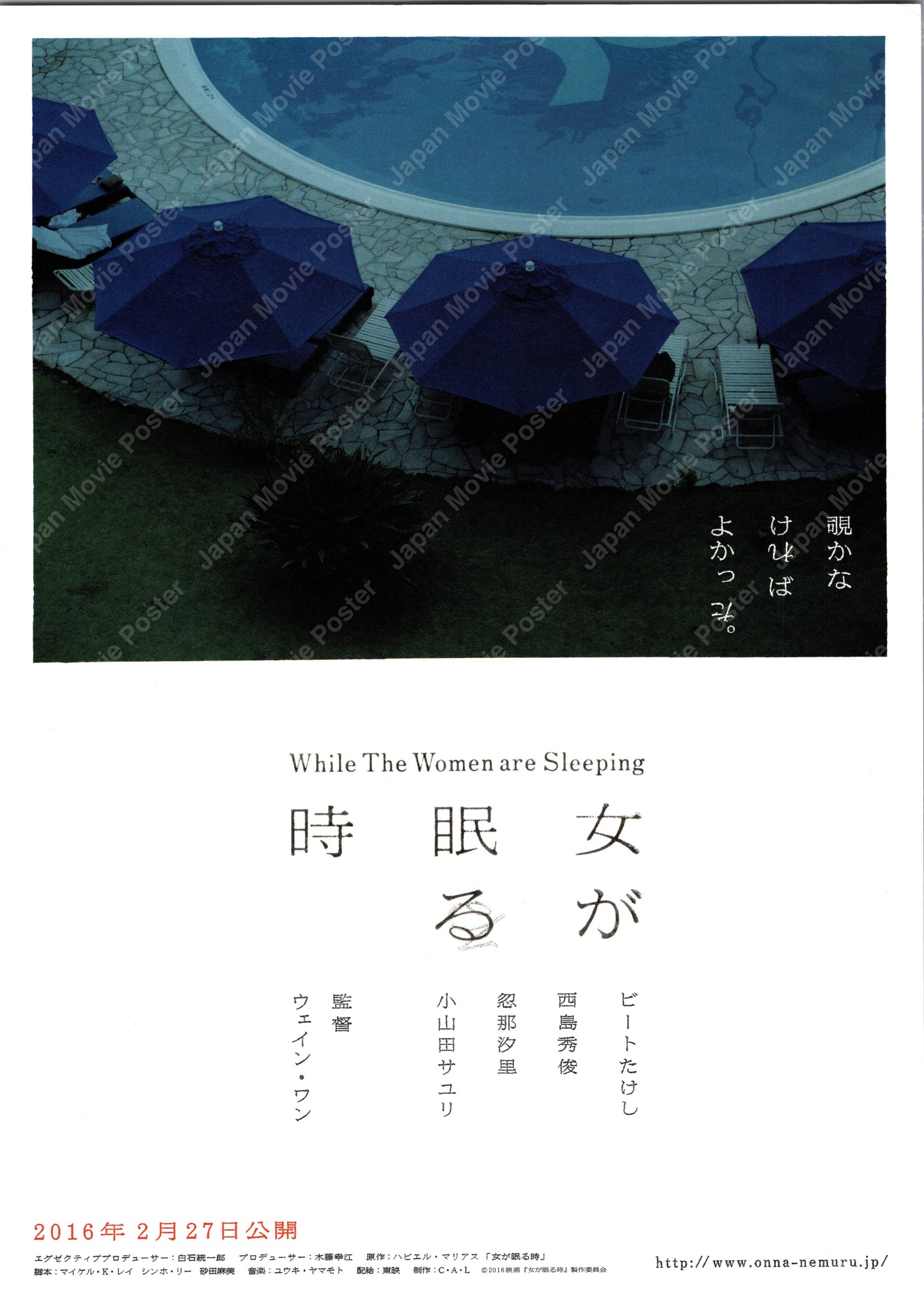 While The Women Are Sleeping (Original Japanese release 2016 B5 18x25cm) Vintage posters