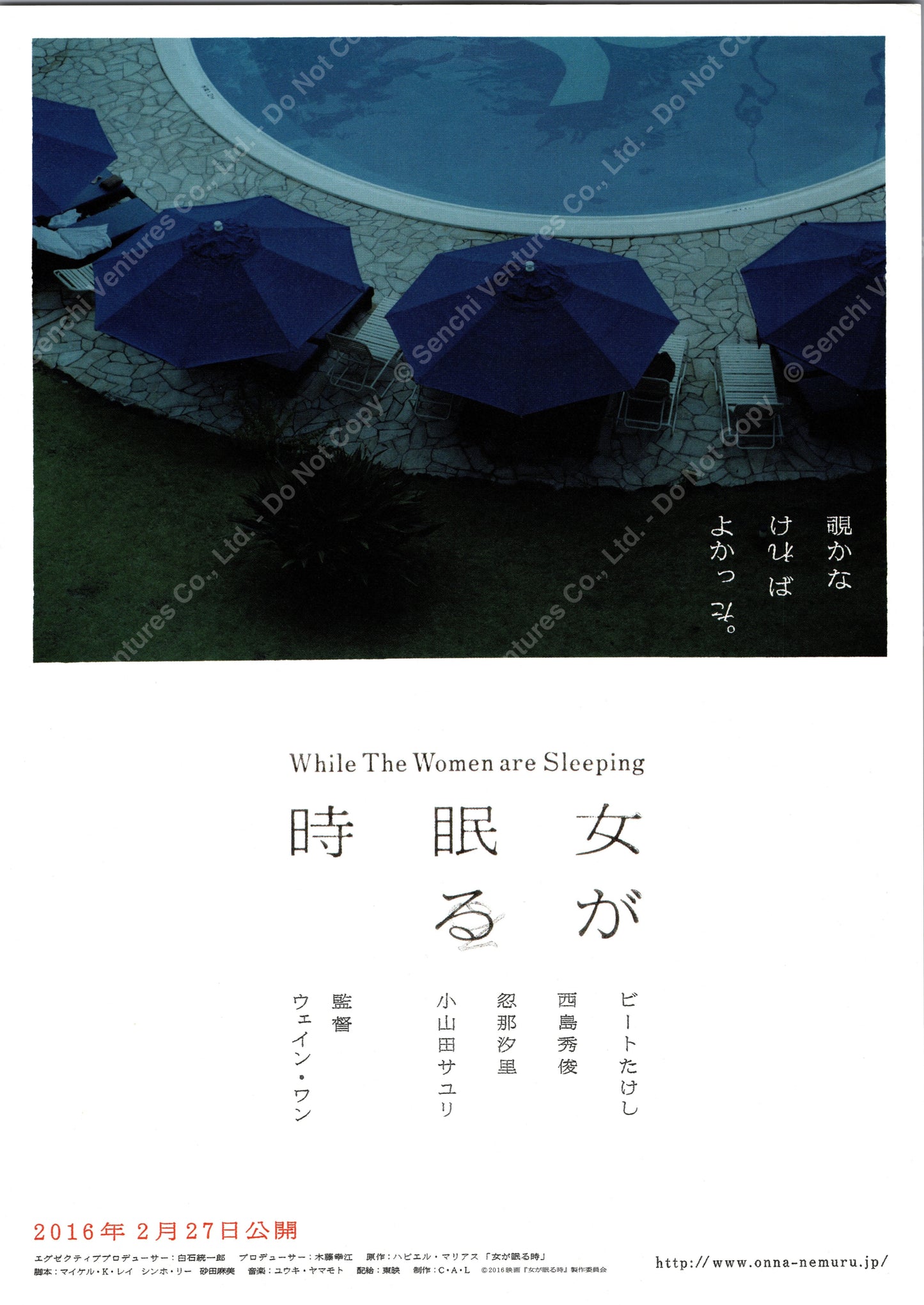 While The Women Are Sleeping (Original Japanese release 2016 B5 18x25cm) Vintage posters